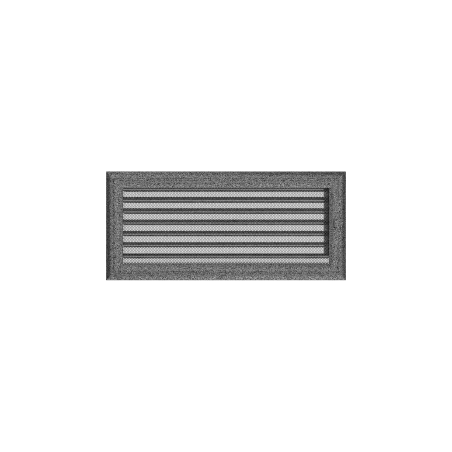Kratka Oskar czarno-srebrna z żaluzją 17x37