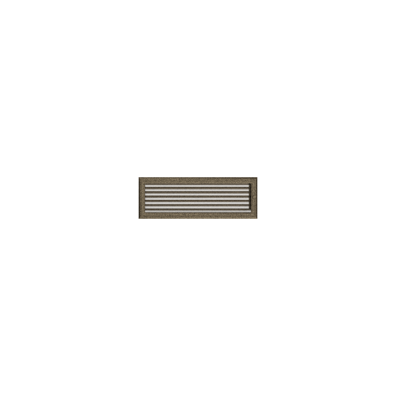 Kratka Oskar czarno-złota z żaluzją 17x49