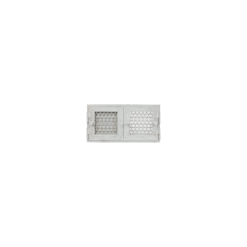 Kratka Retro podwójna biała antyk otwierana 17