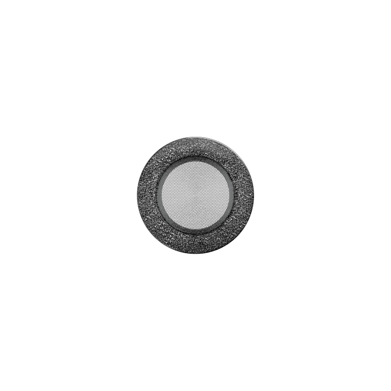Kratka okrągła czarno-srebrna fi 125