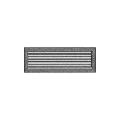 Kratka Oskar czarno-srebrna z żaluzją 17x49