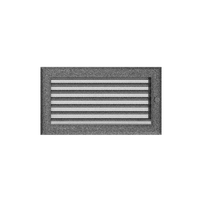 Kratka Oskar czarno-srebrna z żaluzją 17x30